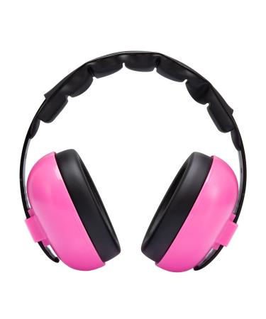 Dison Kids Noise Reduction Earmuffs, Baby Ear Protection Noise Cancelling Headphones Hearing Protection Earmuffs for Toddler (Pink)