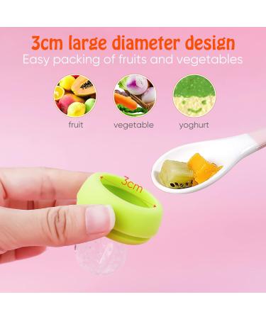 Baby Fresh Fruit Food Feeder Pacifier 2 Pack HAOBAOBEI Silicone Teething Toy for Babies 3-12 Months BPA-Free Baby Teether Teething Relief Infant Teething Toy with 4 Silicone Pouch (Green&Pink) Rabbit Series - Green &... - Buy Online on SooperMarket.com