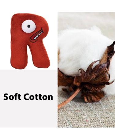 Alphabet Lore Plush Animal Toy - Educational Stuffed Doll for Kids and Adults - Cute and Funny Cartoon Design - Perfect Gift for Christmas and Birthdays - Buy Online on SooperMarket.com
