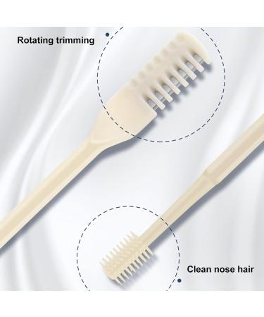 Nose Hair Knife 3 Piece Manual Nose Hair Tool Portable Double Sided Nose Hair Knife for Ear Facial - Buy Online on SooperMarket.com