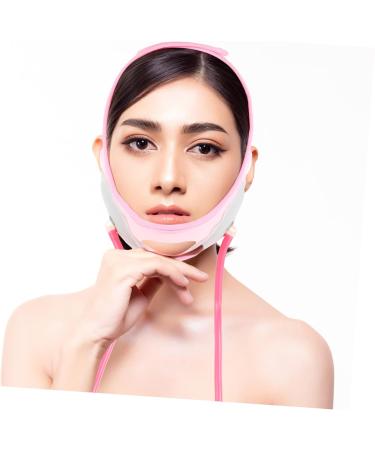CANIGHT 1pc Inflatable Face Strap Face Strap Double Chin Face Lifting Strap Thin Face Strap Fabric Pink - Buy Online on SooperMarket.com