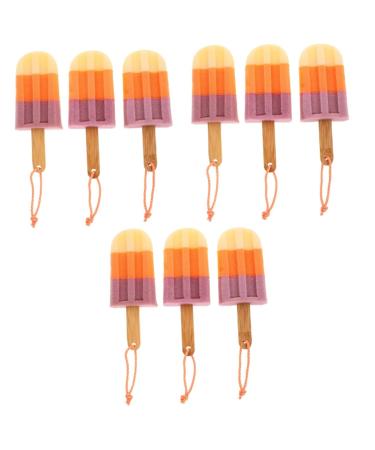 9 Pcs Bath Accessories Bath Ball Bathing Towel Bath Rubbing Towel