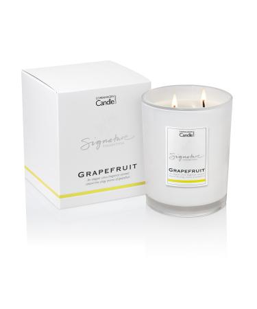 Luxury Scented Candles Gifts for Women | Natural Wax Blend | 65 Hours Burn time | Hotel Collection | The Copenhagen Company - Grapefruit (21oz) 21oz Grapefruit 21oz