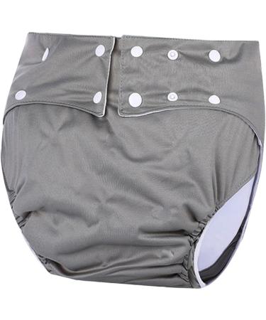 5 Set Adult Reusable Cloth Diapers for Incontinence - Gray 72-92 cm | Eco-Friendly & Comfortable - Buy Online on SooperMarket.com