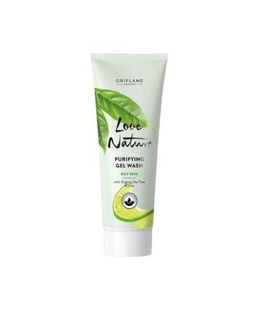 Oriflame Love Nature Purifying Gel Wash with Organic Tea Tree & Lime 125ML