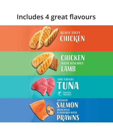 Catit Creamy Healthy & Hydrating natural grain free lickable squeezy Cat Treat sticks 80 x 10g (20ea chicken tuna salmon lamb) tubes in reusable gift jar Mixed - Buy Online on SooperMarket.com
