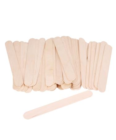 50pcs Wooden Wax Spatula - Disposable Facial Mask & Hair Removal Applicator | Best Quality Tongue Depressor for Spa & Home Use - Buy Online on SooperMarket.com