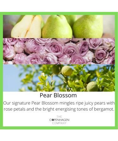 Luxury Scented Candles Gift for Women - Pear Blossom | 65 Hours Burn Time | Hotel Collection By The Copenhagen Company | 21oz - Buy Online on SooperMarket.com