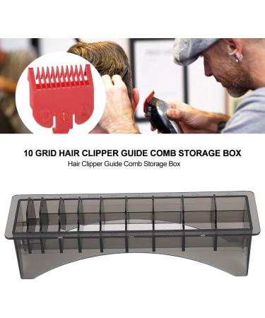 Guide Comb Storage Case 10 Grid Electric Hair Clipper Limit Comb Organizer Guide Comb Storage Case - Buy Online on SooperMarket.com