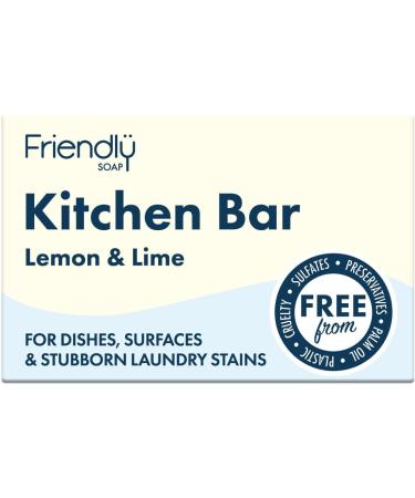Natural Lemon & Lime Kitchen Soap Bar - Eco-Friendly 3.35 oz | Order Internationally - Buy Online on SooperMarket.com
