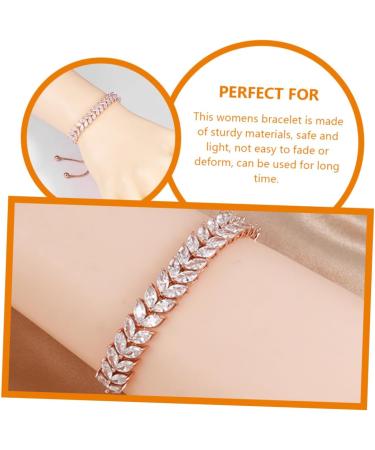 PACKOVE High-end Simple Bracelet Adjustable Bracelet Metal Bracelets Enamel Teakettle World Map Wall Clock Crystal Bracelet Tennis Wristband Bracelets for Girls Accessories Zircon Wedding - Buy Online on SooperMarket.com