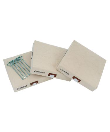 CHAMPRO Canvas Quilted Bases for Baseball/Softball, Set of 3, 14" x 2"