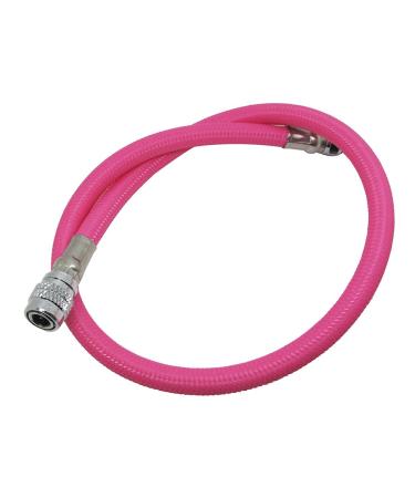 Scuba Choice 27-Inch Colored LP Low Pressure Braided Hose for Standard BCD Pink