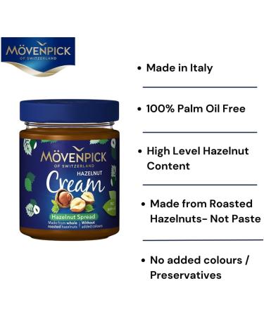 Movenpick Hazelnut Cream Spread 300g - Buy Online on SooperMarket.com