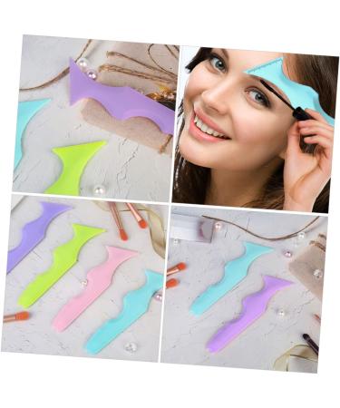 PLAFOPE 2pcs Lipstick Stencil Guide Mascara Eyebrow Reusable Multi-Function Ruler Makeup - Buy Online on SooperMarket.com