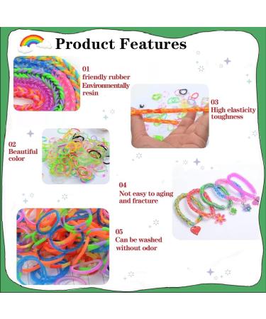 Kayzyue Girls' Bracelet Making Kit - DIY Crafts Loom Bracelet Kit with 4800 Pieces - Includes Storage Containers, Amulets, Y-Looms, Crochets, and S-Clips - Buy Online on SooperMarket.com
