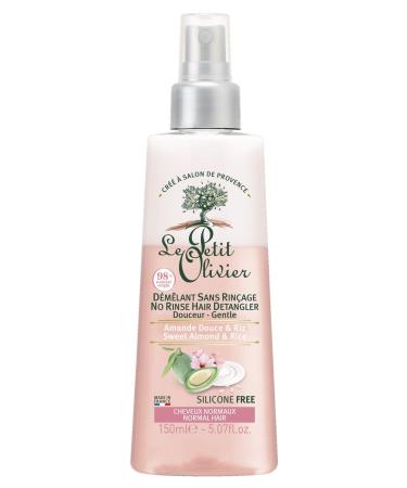 Le Petit Olivier - No-rinse conditioner for normal hair in spray with almond blossom & rice cream (Amande douce & Cr me de Riz) - 150 ml