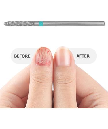 Baluue Nail Drill Bits Tungsten Steel Manicure Drill Bit Electric Pedicure Manicure Grinding Nail Art Tools for Manicure Pedicure Home Salon Green - Buy Online on SooperMarket.com