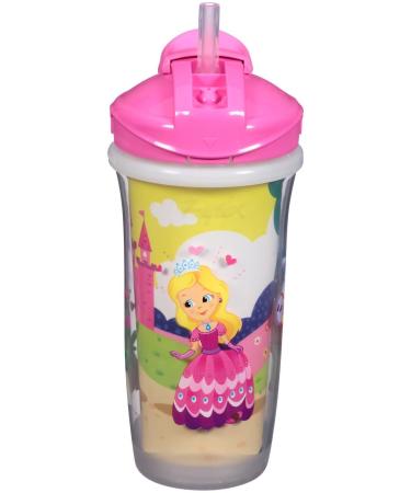 Playtex Baby Insulator Straw Cup - Girl - 9 oz - Style and colors May Vary