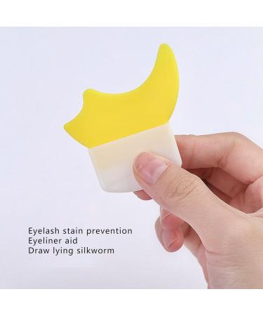 Stencil Plate Soft Silicone Multifunctional Makeup Aid Washable Reusable Eye Shadow Template for Lower Lash - Buy Online on SooperMarket.com