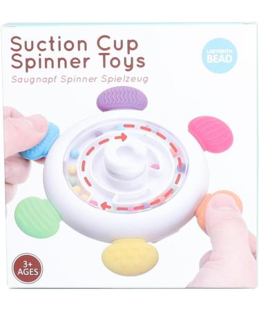 Echocube Suction Toy for Babies | Rotating Sensor & Gyroscope Fidget Spinner | Early Education & Swimming Toys for Kids - Buy Online on SooperMarket.com