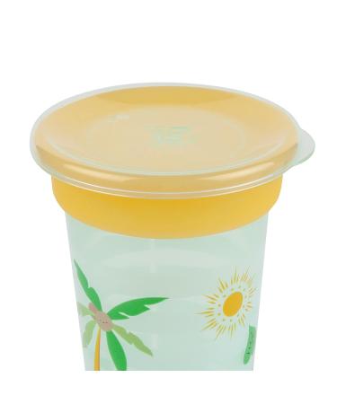 First Years Sip Around Spoutless Cup - 2 Cups in 1 | 360 Sipping | Converts to Big Kid's Open Cup | 2PK Orange/Green - Buy Online on SooperMarket.com