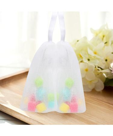 Facial Cleaning Foam Net Set - 2PC Mesh Soap Bag & Sponge Bladder Bubble Maker for Effective Facial Wash - Buy Online on SooperMarket.com