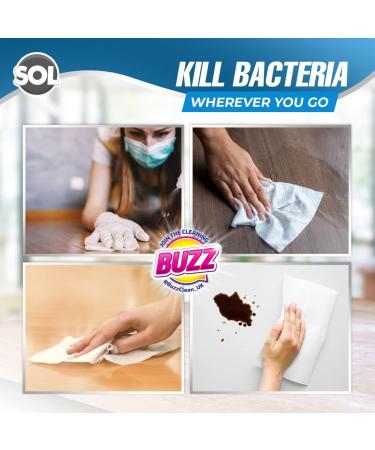30 Pack Buzz All Floor Wipes Apple - Ultra Strong Wood Floor Cleaning Wipes - Quick Drying, Dust Magnet, Suitable for Laminate & Wooden Floors - Buy Online on SooperMarket.com