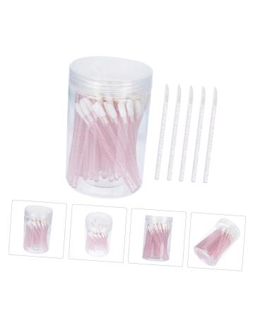 NOLITOY 400 Pcs Lip Brush Set | Disposable Lip Gloss & Eyeshadow Applicators | Pink Crystal Handle Makeup Brushes - Buy Online on SooperMarket.com