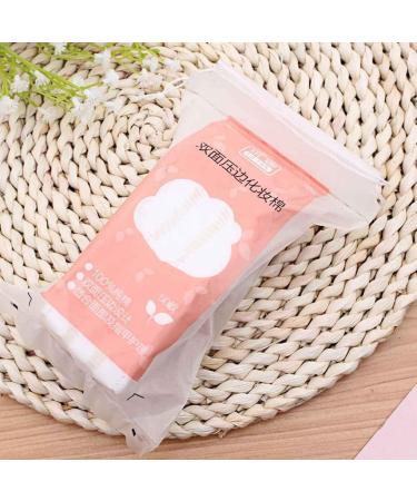 50 pcs Double-Sided Pressed Cotton Pads Makeup Nail Polish Wipes Hydroic Compress Cotton Puff Durable - Buy Online on SooperMarket.com