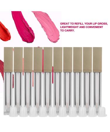 10pcs 6ml Empty Lip Gloss Bottle - DIY Plastic Lip Gloss Tubes for DIY Cosmetics | Lip Oil & Lipstick Container - Buy Online on SooperMarket.com