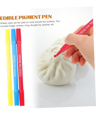 OFFSCH 3pcs Baking Pen Baking Coloring Tool Edible Color Markers Edible Markers for Edible Pens Plastic - Buy Online on SooperMarket.com