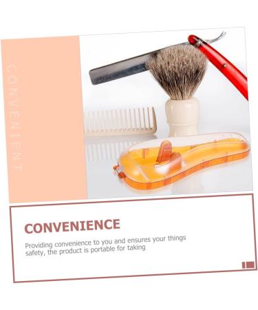 Angoily 2-Pack Razor Storage Box | Hard Shell Case for Safe Beard Travel | Durable Plastic Stand & Electrorasiser Holder - Buy Online on SooperMarket.com