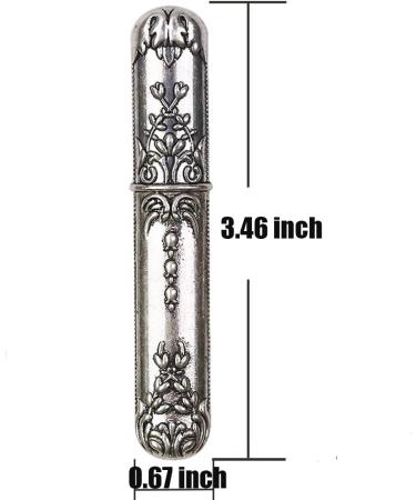Portable Sewing Needle Storage Case - Vintage Embroidery Holder Box for Hand Sewing Needles - DIY Sewing Tools (Silver) - Buy Online on SooperMarket.com