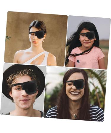 BCOATH 6 Pcs Single Eye Mask 3d Eye Patch Eye Patch Pirate Lazy Glasses Compact Eye Patch Goggles Polyester - Buy Online on SooperMarket.com