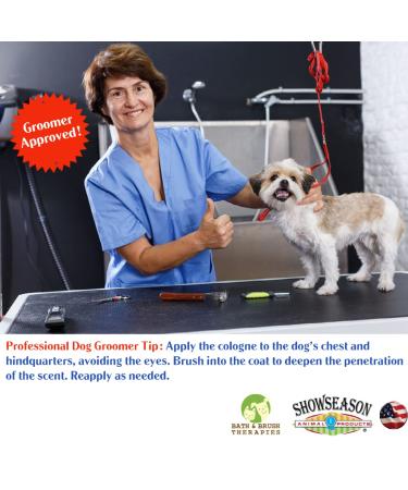 Bath & Brush Therapies Pear Berry Pet Cologne 4.5 oz for Dogs | Long-Lasting Odor Eliminator | Cruelty-Free, Paraben-Free | Made in USA - Buy Online on SooperMarket.com