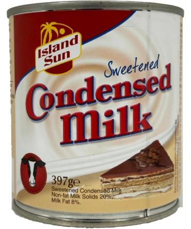 Island Sun Sweetened Condensed Milk Creamy Condensed Milk With No Added Preservatives Dairy Rich Sweetness 397G Pack Of 4 397.00 g (Pack of 4) - Buy Online on SooperMarket.com