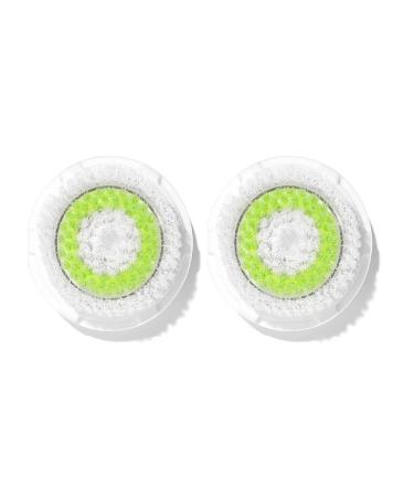 Clarisonic Acne Cleanse Facial Cleansing Brush Head Replacement Compatible with Mia 1 Mia 2 Mia Fit Alpha Fit Smart Profile Uplift and Alpha Fit X 2 Count 2 Count (Pack of 1)