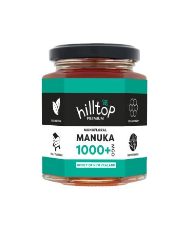Hilltop Honey - Manuka MGO 1000+ - Monofloral - New Zealand - 225g 1000MGO