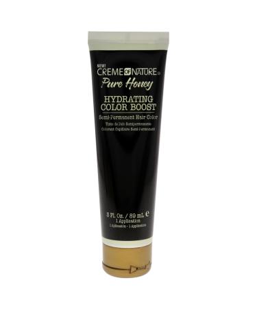 Creme of Nature Pure Honey Hydrating Color Boost - Silky Jet Black Semi-Permanent Hair Color 3 oz | Unisex International Shipping - Buy Online on SooperMarket.com