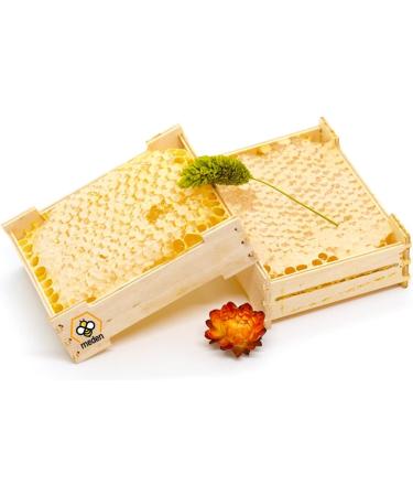 2 x 300g Honeycomb Of Wildflower In Wood Frame - Pure Raw Natural Honey Comb - Unpasteurised - Buy Online on SooperMarket.com