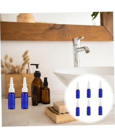 FRCOLOR 6pcs Round Shoulder Nasal Spray Travel Lotion Bottles - Refillable Glass Containers for Liquids - Toiletry Travel Containers - Nasal Mist Pump Bottle - Buy Online on SooperMarket.com