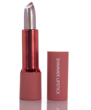 Mynena Nude Shimmer Lipstick with Silver Gold Glitter - Hydrating Formula, Vibrant Color | Talc-Free, Paraben-Free, Gluten-Free, Cruelty-Free, Sulfate-Free - Ginger - Buy Online on SooperMarket.com