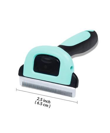 SunGrow Deshedding Brush for Short-Haired Pets - 2.5 Stainless Steel Blade Comb for Dogs, Cats, Puppies, Kittens, and Small Animals - Grooming Tool for Shedding Control - Buy Online on SooperMarket.com