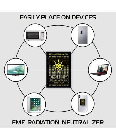 Cell Phone Health Care PVC Anti Radiation Shield Stickers 5G EMF Protection Negative Ion Energy Quantum Neutralizer Scalar Sticker 16PCS - Buy Online on SooperMarket.com