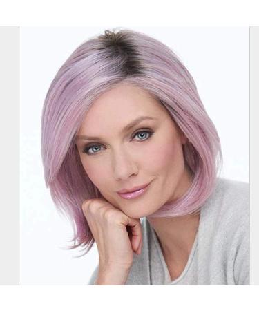 BGHJUE African Wig Short Pink Hair Lace Front Human Hair Wigs For Black Women Pre Plucked Hairline Lace Front Wig Brazilian Remy Hair