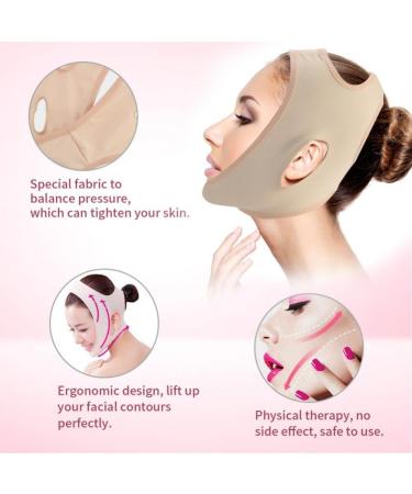 V Facial Mask for Cheek Lifting & Anti-Aging - Slim Belt & Double Chin Reducer - Buy Online on SooperMarket.com