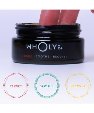 WholyMe Relief Bundle: Bath Soak with Arnica, Essential Oil Candle & Muscle Relief Balm - Christmas Relaxation Gift Set - Buy Online on SooperMarket.com