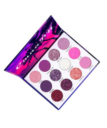BELLIFFY 1 Box Eyeshadow Palette Glitter Eye Shadow Makeup Palette Makeup Pallet Colorful Plastic