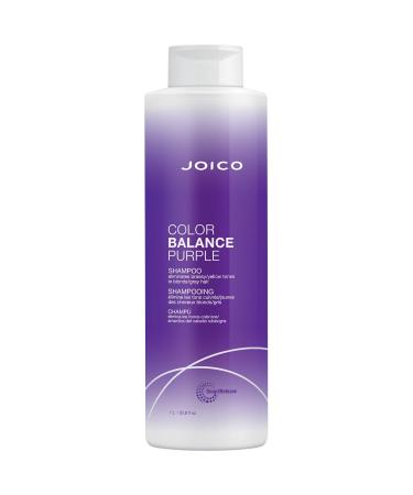 Joico Color Balance Purple Shampoo Eliminate Brassy Yellow Tones - 33.8 Fl Oz